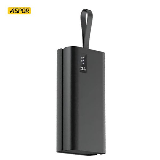 ASPOR A337 30000mAh FAST POWER BANK LCD DISPLAY