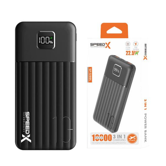 SPEEDX SP-S188L 3IN1 10000MAH POWER BANK