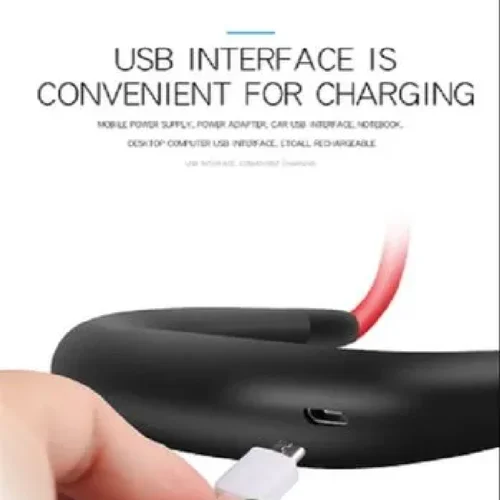 Mini Neck Fan | Usb Rechargeable Fan, 3 Mode , 7 Wings - Image 4