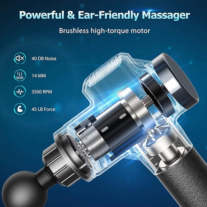 Massage Gun improve flexibility.– MGE-006 (random color) - Image 4