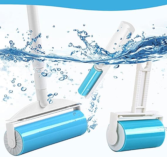 Roller Dog Cat Hair Remover - Reusable Sticky Washable Pet Hair Roller - Image 2
