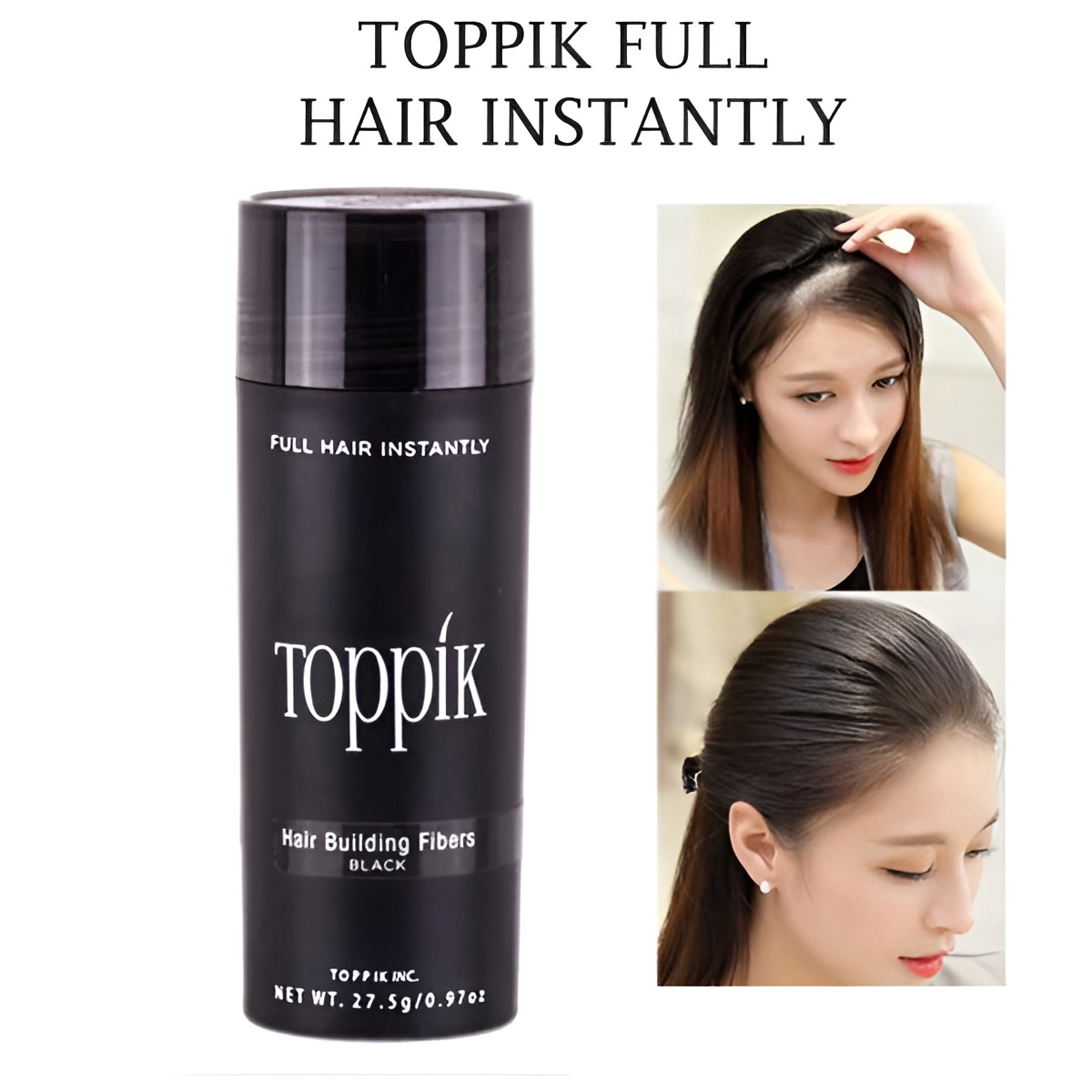 Toppik Hair Building Fiber Fuller Looking Hair for Men & Women (27.5g) - Image 5