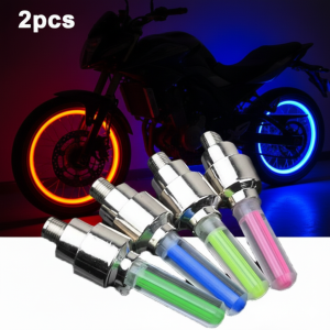Pack of 2 Car Wheel LED Light And Motorcycle Bike Light Wheel Light | Led neon light (Random Color)