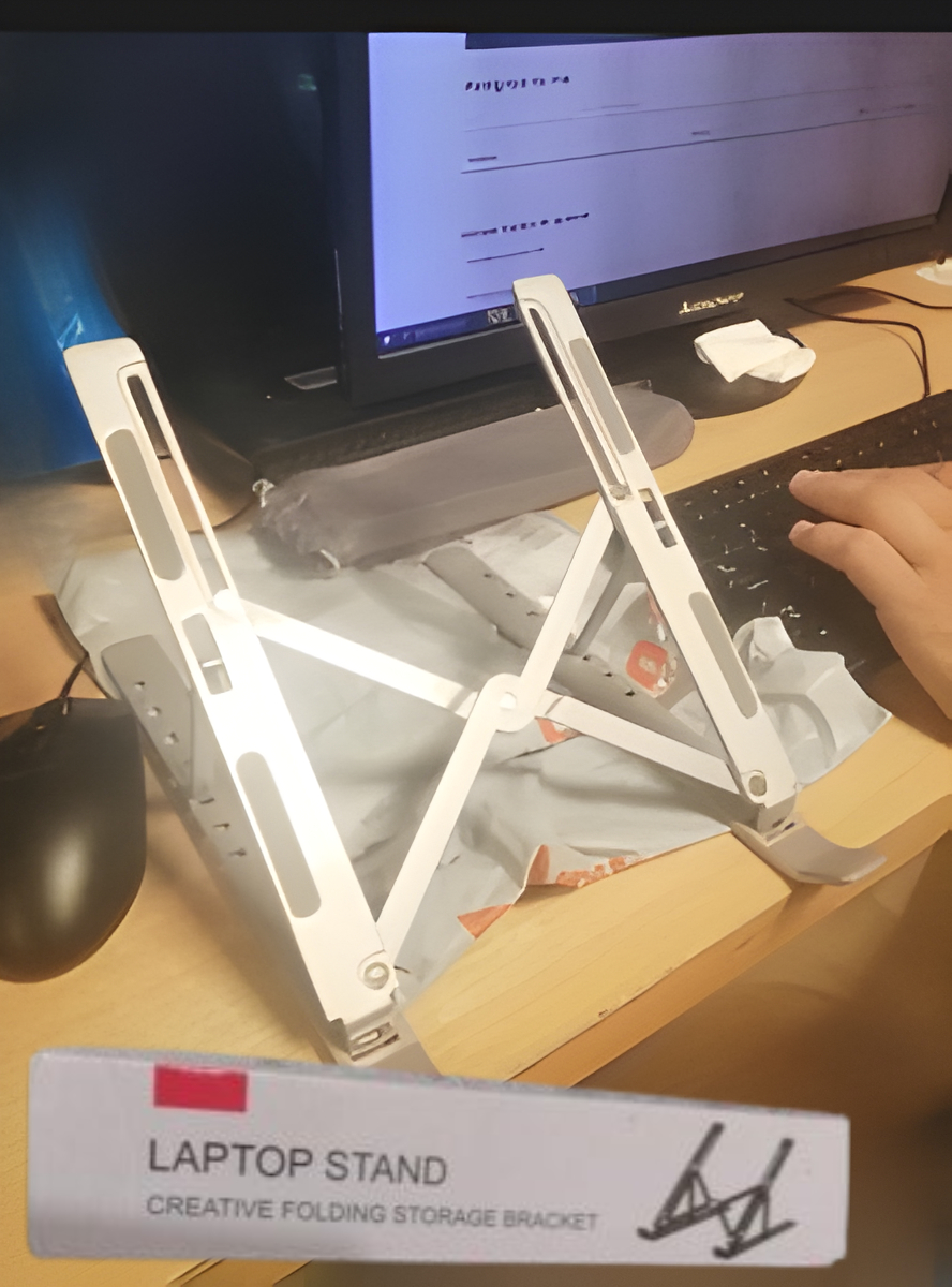Laptop Stand Creative Folding Storage Bracket 15-Inches Brand: Speed-X Company - Image 4