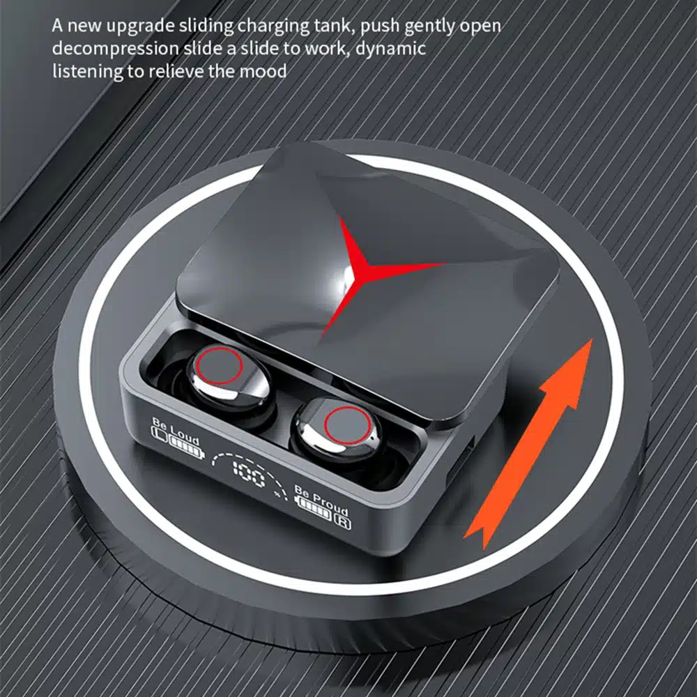 M90 Pro Gaming Earbuds – Bluetooth 5.3 Wireless Earphones with ENC Noise Reduction - Image 2