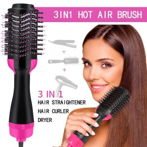 3-in-1 Hot Air Brush – Professional One-Step Hair Dryer,...