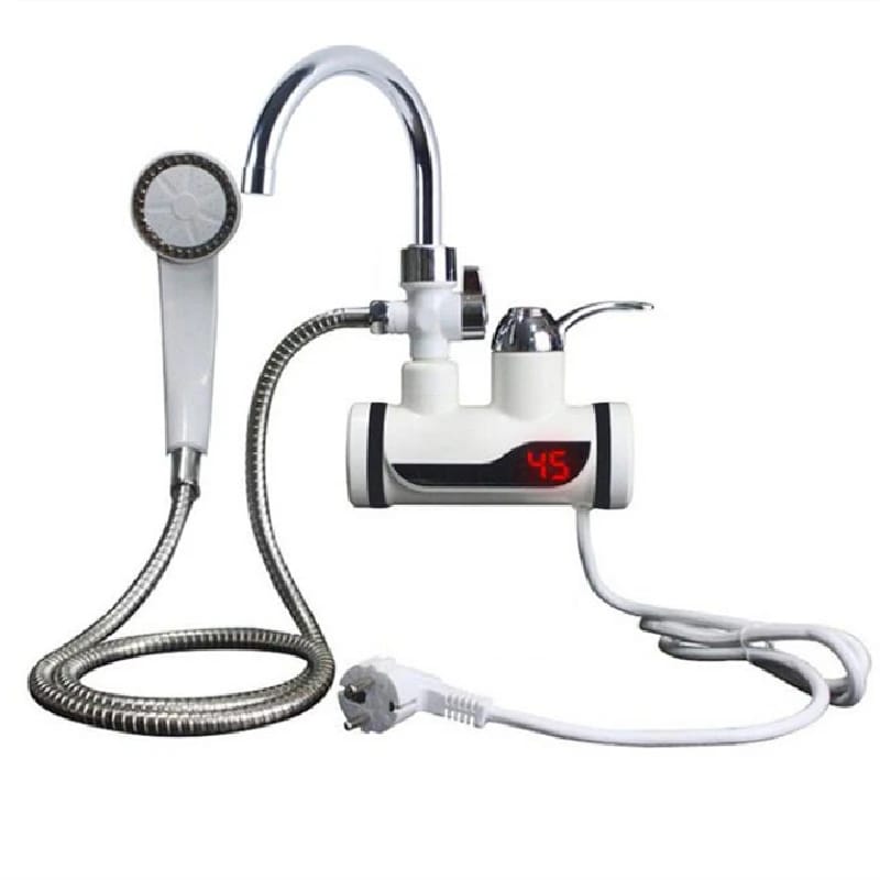 Instant Electric Hot Water Heater Faucet | With Hand Shower | Fast Heating & Easy Installation - Image 2