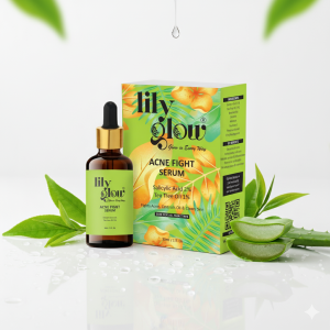 Lily Glow Acne Fight Serum – For Oily & Dry Skin, Acne Marks,...