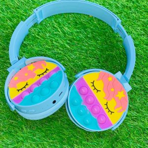 Cute Pop It Wireless Bluetooth Headphones | Foldable Headset...