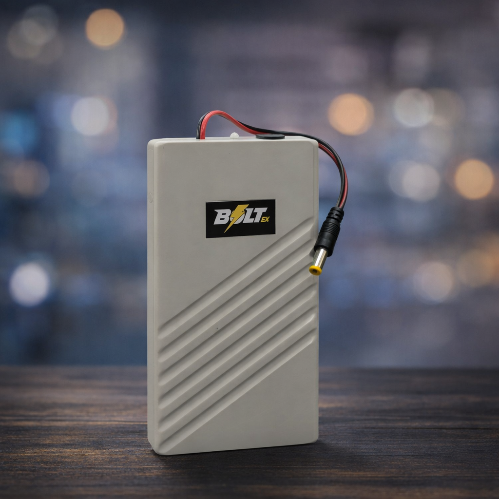 Bolt/ex 12V Router Power Bank on / off Button– High-Performance UPS for Non-Stop Internet (3-4 Hours Backup) - 20000Mah Battery - Image 2