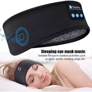 Wireless Bluetooth Music Headband With Built-In Headphones For...