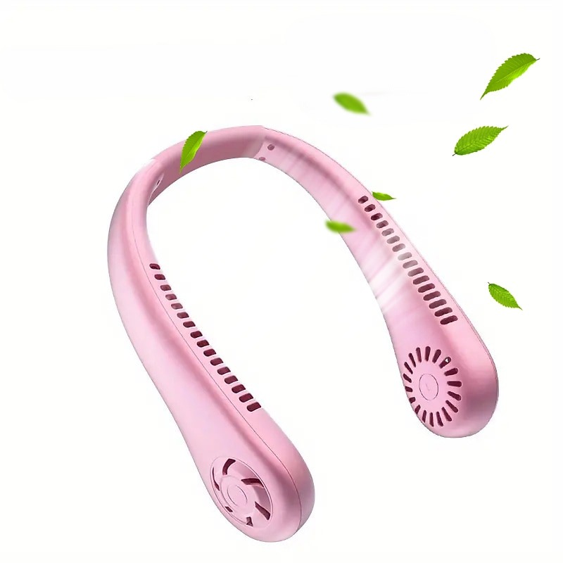 Portable Neck Fan USB Rechargeable Adjustable Personal Fan for Indoor & Outdoor Use (Random Color) - Image 2