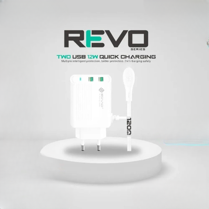 REVO iPhone Charger – Fast Charging USB Adapter with Lightning Cable – Safe & Reliable Power Charging - Image 3