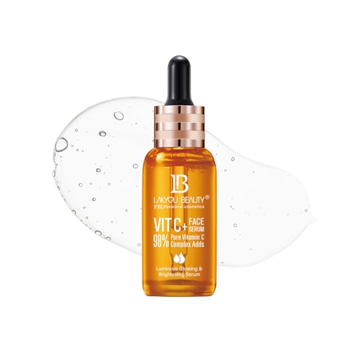 Lakyou Beauty Vitamin C Face Serum – 98% Pure Vitamin C Complex for Luminous Glow, Brightening, Firming & Repairing, 50ml - Image 2