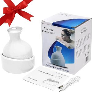 Rechargeable Head & Body Kneading Massager | 4 Speed Modes |...