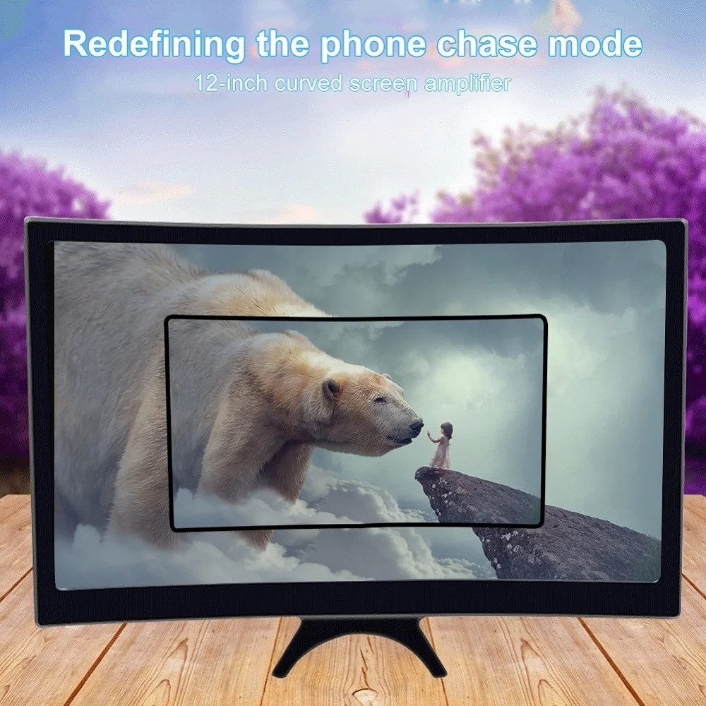 12-Inch Mobile Screen Magnifier – HD Phone Display Amplifier for Movies & Gaming - Image 4