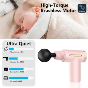 4-in-1 Massage Gun | Deep Tissue Percussion Massager with 4...