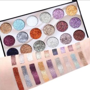 Mocallure Professional 18-Color Glitter Eyeshadow Palette –...