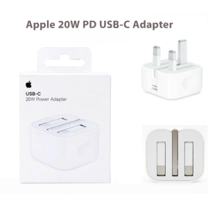 Apple Original 20W 3-Pin Power Adapter with 12-Pin Charging...