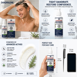DANDRIGONE Anti Dandruff Shampoo Advanced Scalp Therapy With...