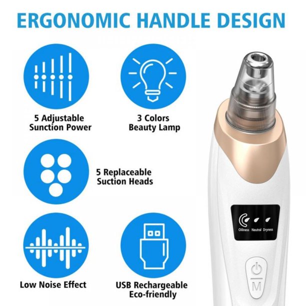 Electric Suction Blackhead Instrument Home Beauty Instrument Blackhead Pore Cleaning. - Image 4