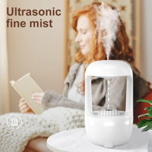 Cool Mist Humidifiers for Bedroom with Cute Water Drops &...