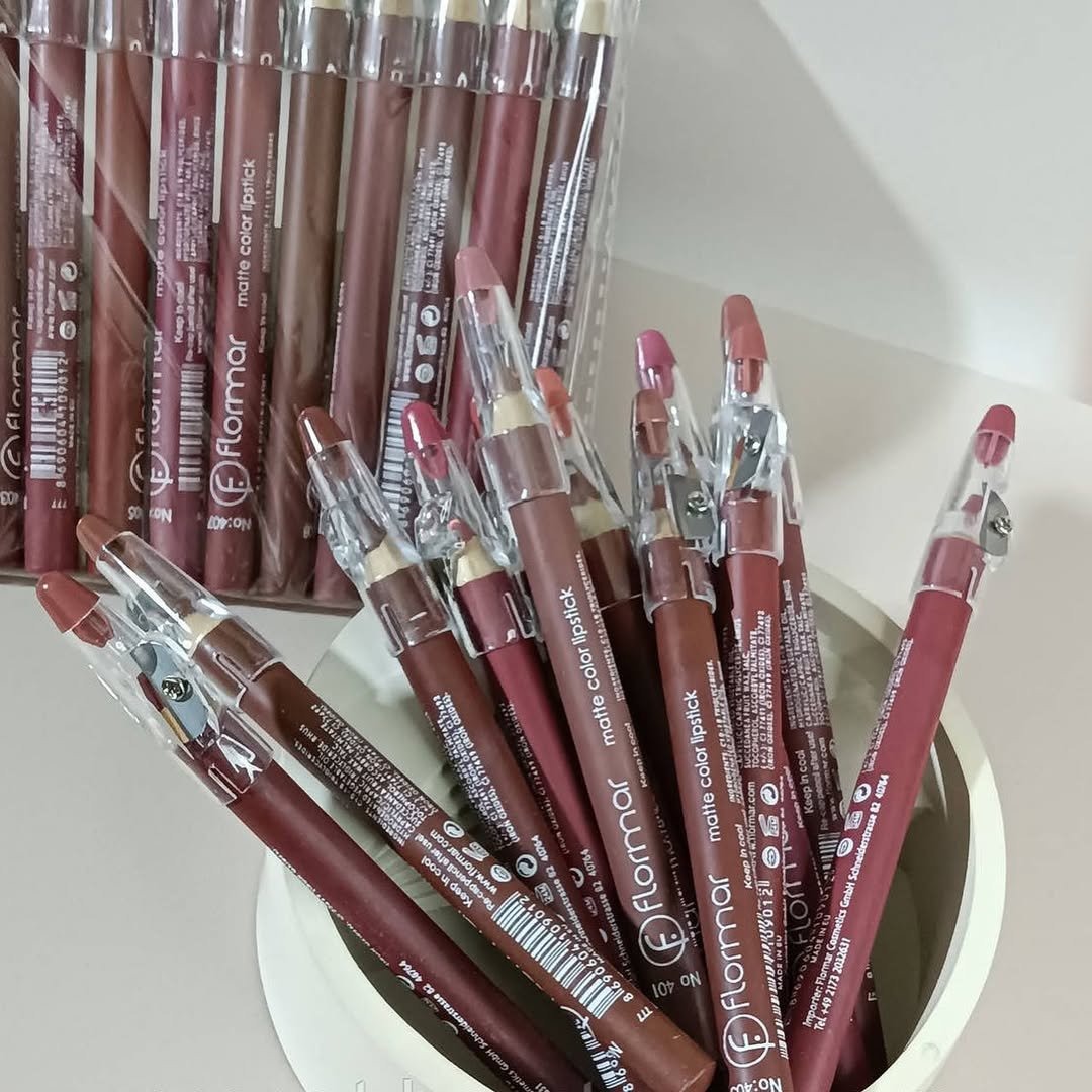 Flormar Waterproof Lip Pencil Set Of 12 – Long Lasting, High Quality Lip Liners In Assorted Shades - Image 4