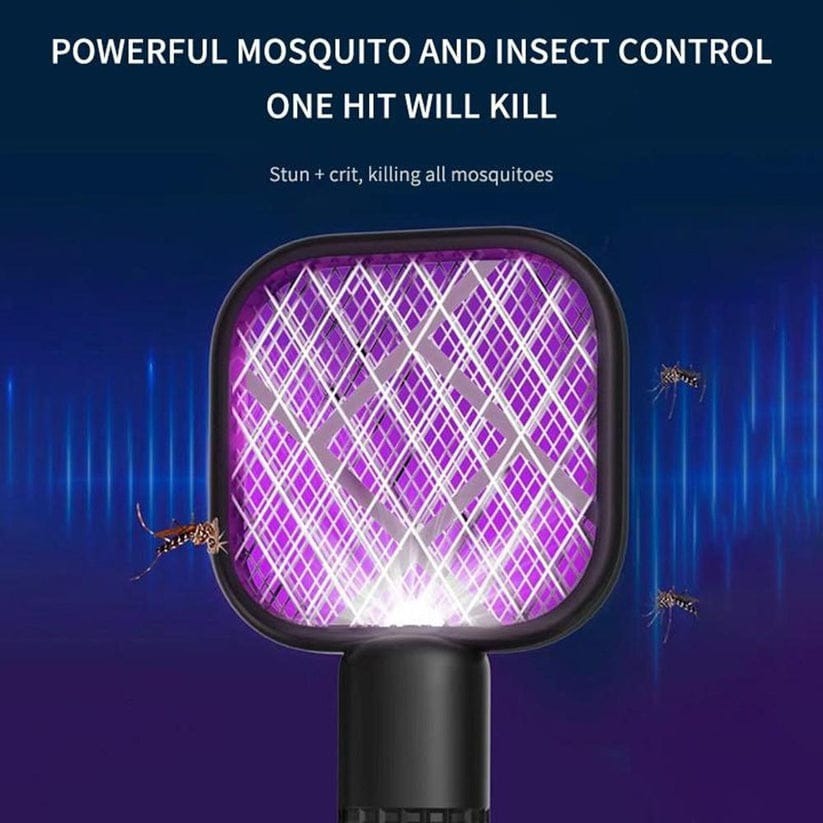 Electric Mini USB Mosquito Killer Racquet Lamp – Wireless Night Bulb & Effective Insect Catcher (Random Color) - Image 2