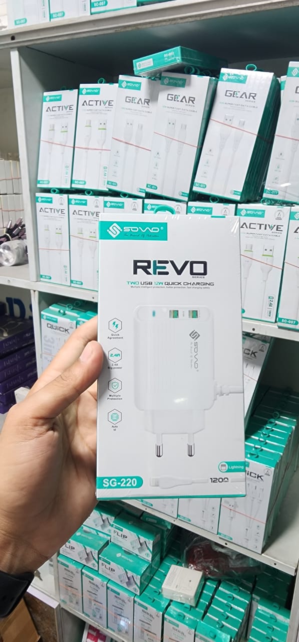 REVO iPhone Charger – Fast Charging USB Adapter with Lightning Cable – Safe & Reliable Power Charging - Image 4