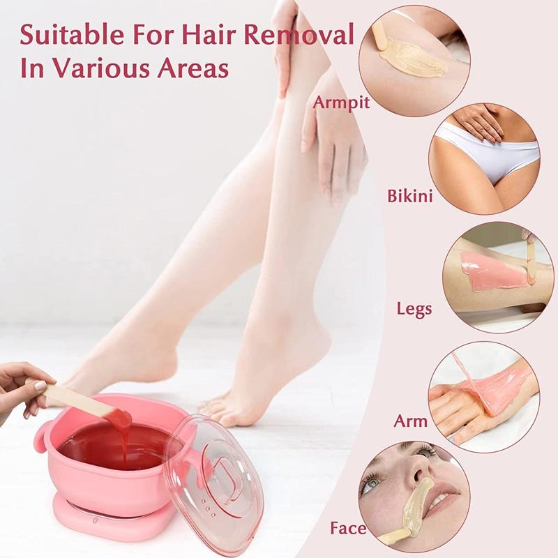 Portable Foldable 400ML Silicone Wax Warmer – Travel-Friendly Hair Removal Heater For Body & Spa Use | Random Color - Image 3