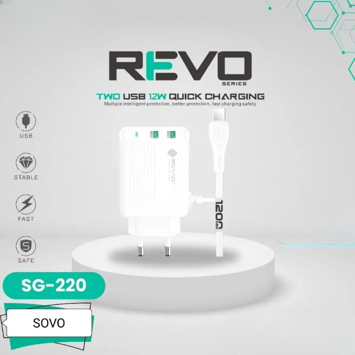 REVO iPhone Charger – Fast Charging USB Adapter with Lightning Cable – Safe & Reliable Power Charging - Image 2