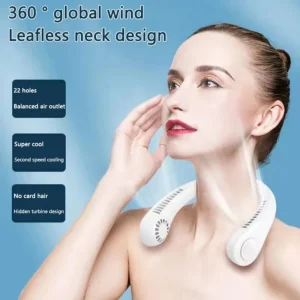 X5 Leafless Hanging Neck Fan with Adjustable Neck Band -...