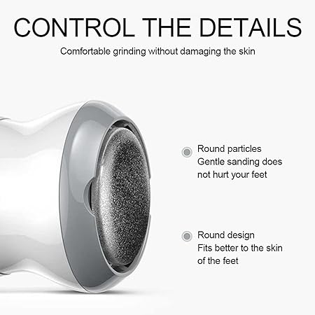Foot Pedicure Grinder Remover Tools Automatic Polisher | Dead Skin Callus Feet Care Cleaning | PEDICURE MACHINE Rechargeable Foot Scrubber Tool - Image 4