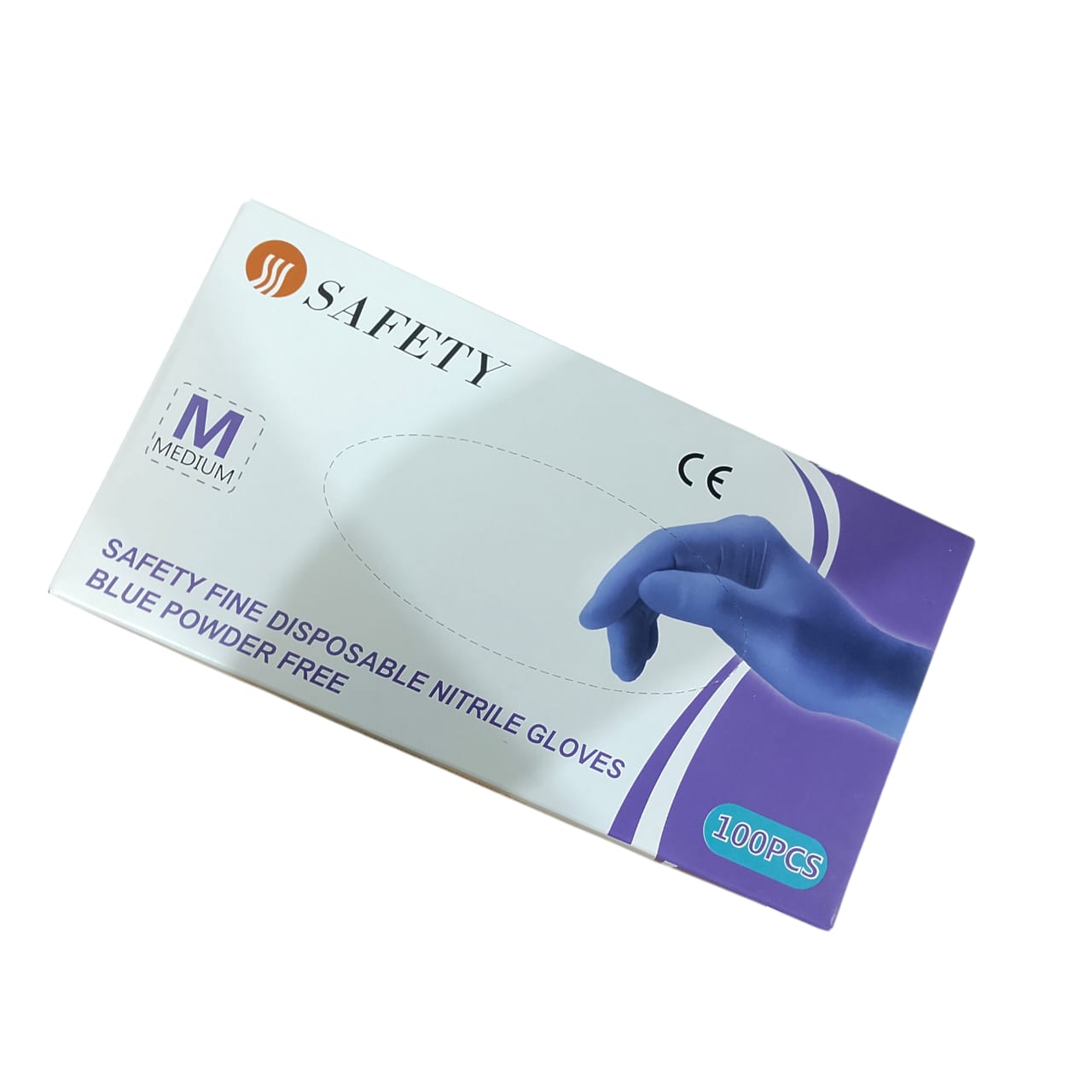 Safety Fine Disposable Nitrile Gloves Powder Free 100 Pcs Box – Durable, Non-Sterile, Latex Free Gloves For Medical, Cleaning, And Industrial Use - Image 3