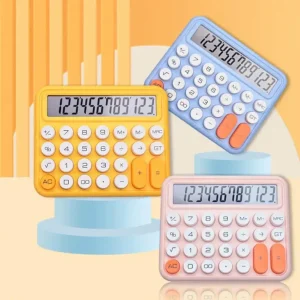 12 digits Keyboard Style Calculator | Mechanical Buttons for...