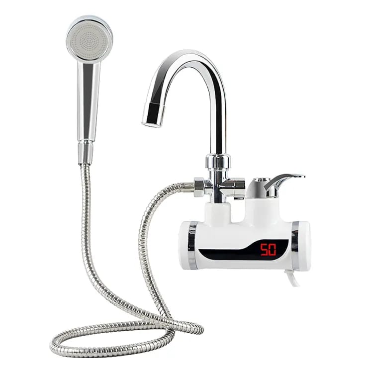 Instant Electric Hot Water Heater Faucet | With Hand Shower | Fast Heating & Easy Installation - Image 3