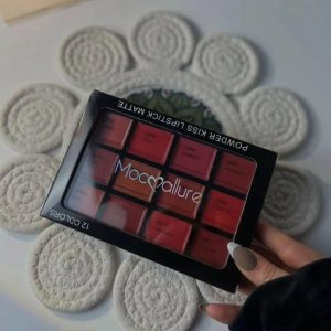 Mocallure 12-Color Lip Palette / Long-Lasting Professional Lip...