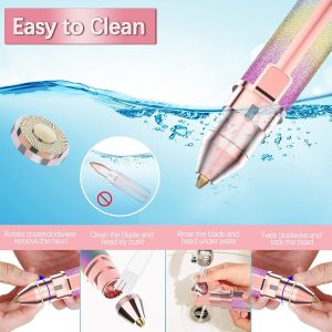 2 In 1 Electric Eyebrow Trimmer And Shaver | Flawless Hair...