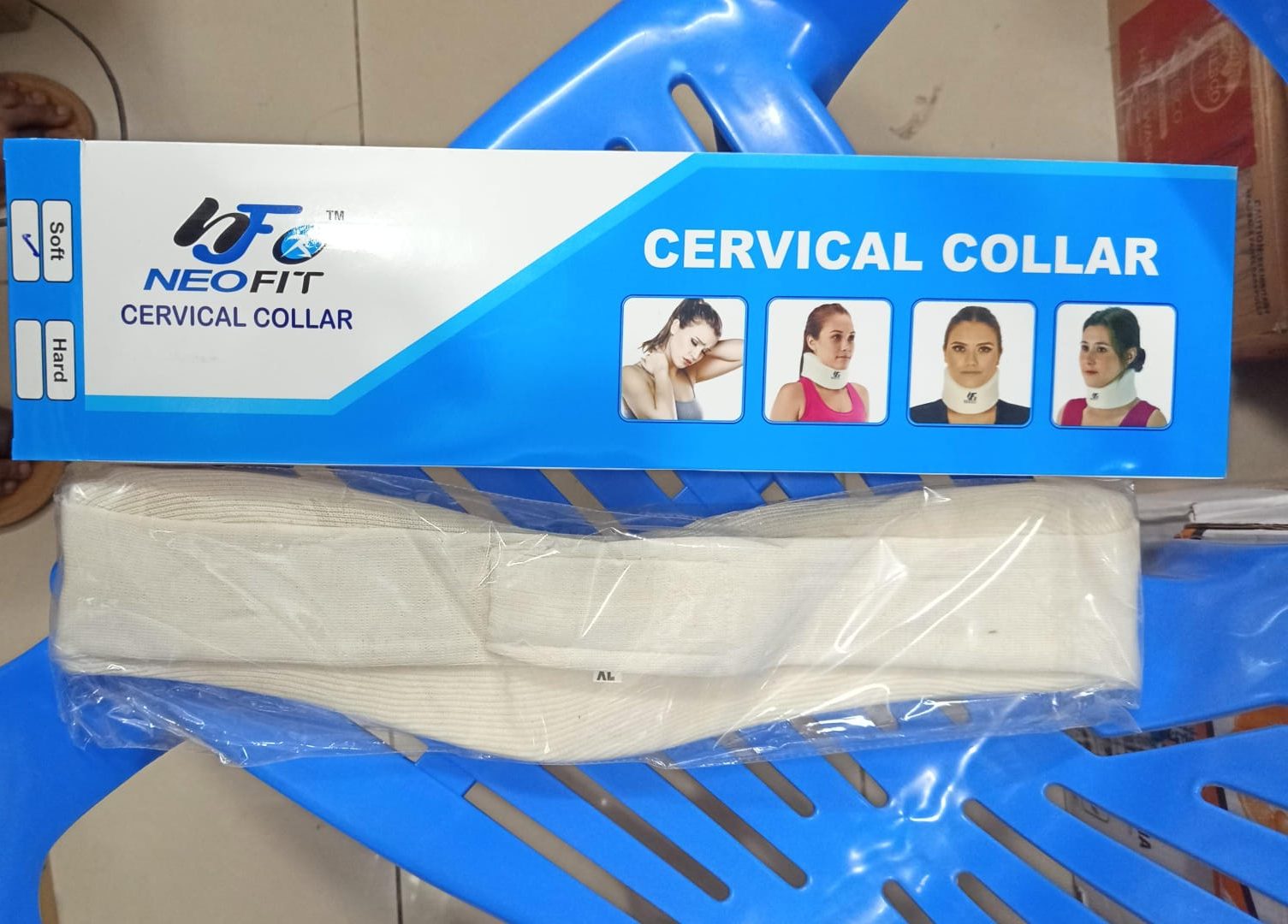 Neofit Ortho Support Series Cervical Collar For Neck Support And Immobilization | Free Size - Image 4