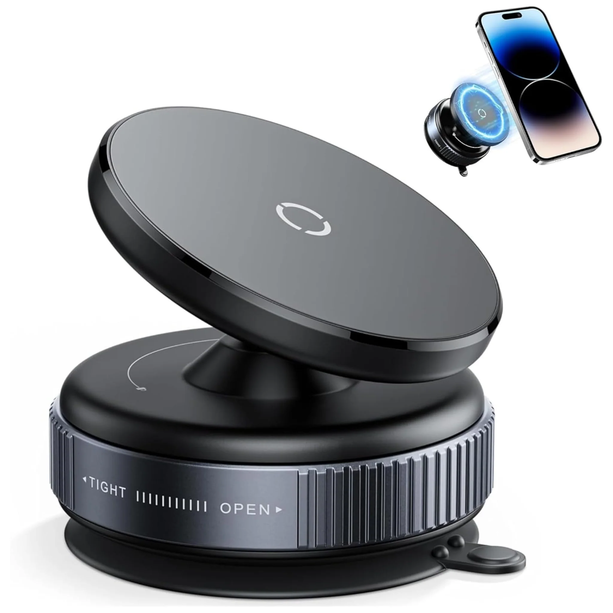 Upgraded 360 Vacuum Magnetic Car Mount Phone Holder Hands Free Suction Cup - Image 2