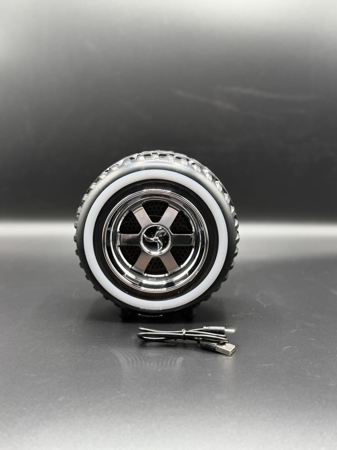 RGB Tyre Shape Wireless Bluetooth Speaker With LED Light - Image 4