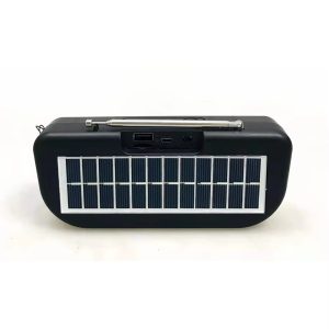 Portable Solar Rechargeable Radio With USB Charging Cable For...