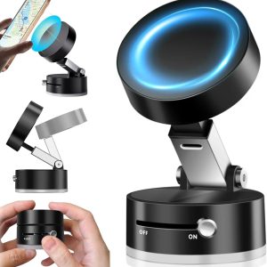 Vacuum Magnetic Suction Cup Folding Swivel Stand –...