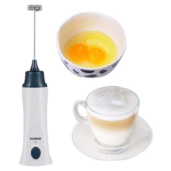 Rechargeable Electric Coffee Frother & Milk Beater – Handheld Foam Maker with Stainless Steel Whisk, USB Charging, and Powerful Motor
