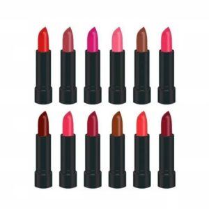 12 Pcs High Pigmented Matte Lipstick Set – Long Lasting Smooth...