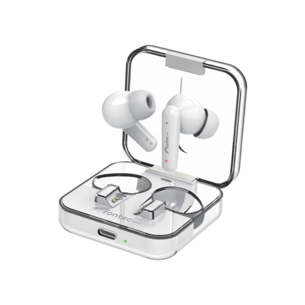 Fontec Glow Airbuds – ENC Gaming Wireless Earbuds with Deep Bass & LED Display