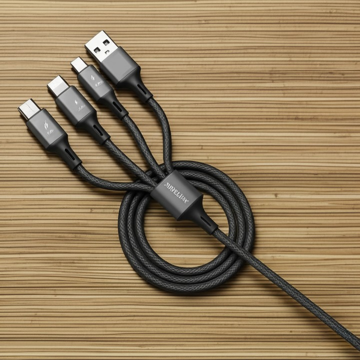 Interlink Max To Iphone cable | Performs Like A Champ | High Definition Fadr With 3 Layer Coating | USB-C To Lightning Cable | Power 27W | Length: 1 meter | Transmission Rate : 480Mbps| Best Cable For iPhone - Image 3