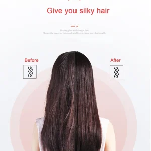 Hair Straightening Comb/Brush, Curling Comb Dual-Purpose Hair...