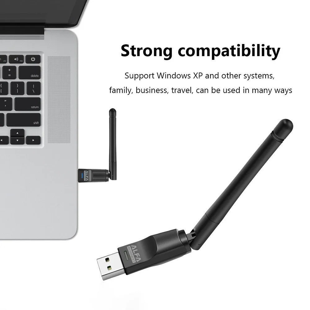 Alfa Wifi Usb W114 3dbi Rtl 8188 Antenna Adopter - Image 5