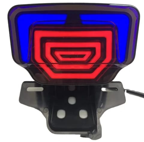 Motorcycles Bike Fancy Tail Light 70cc And 125cc LED Fancy Tail Light Stop Turn Signal with Scanning Dynamic Animation Breathing DRL - Image 2